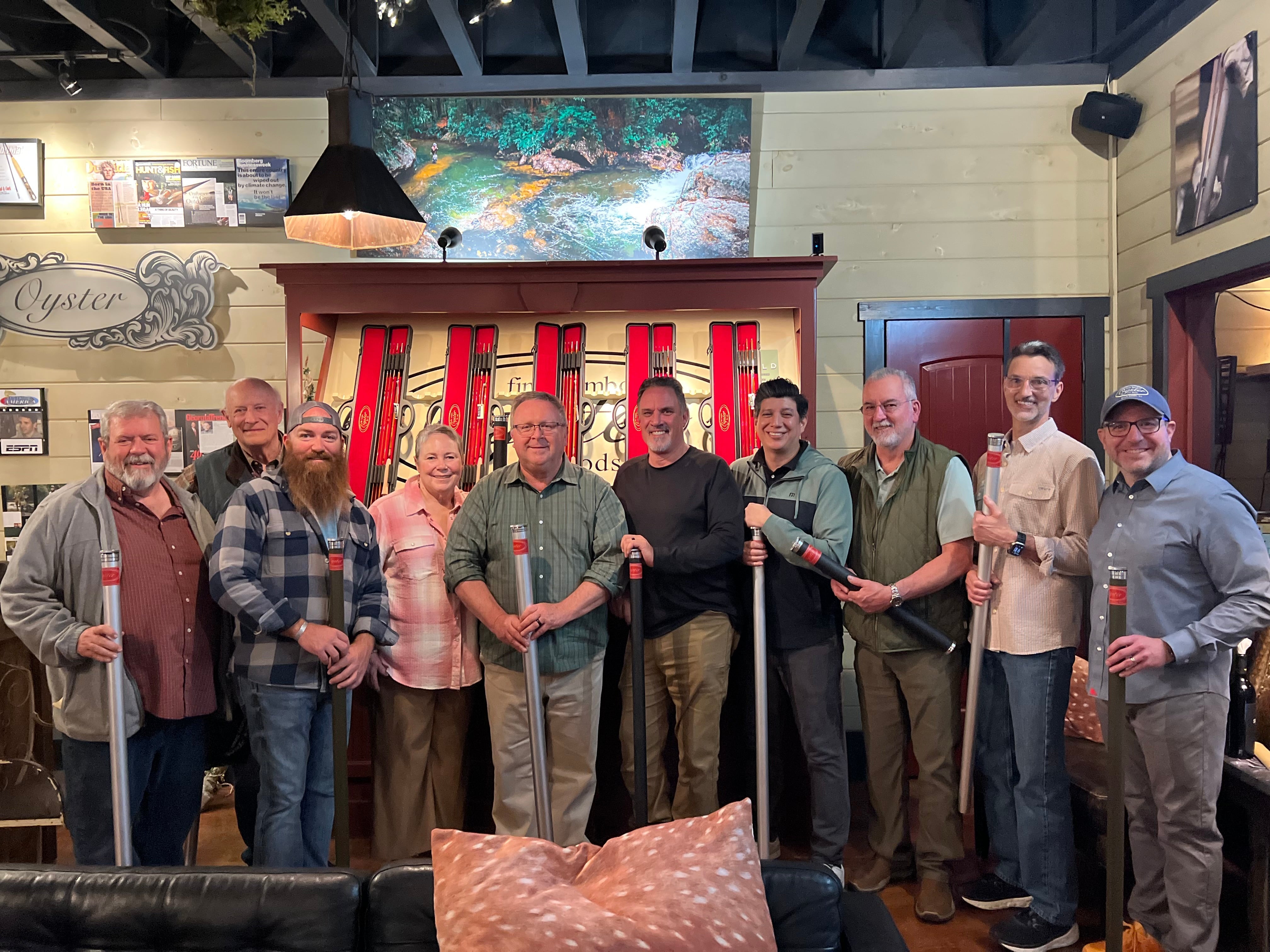 Oyster Bamboo Fly Rod Making Class March 17-22, 2025