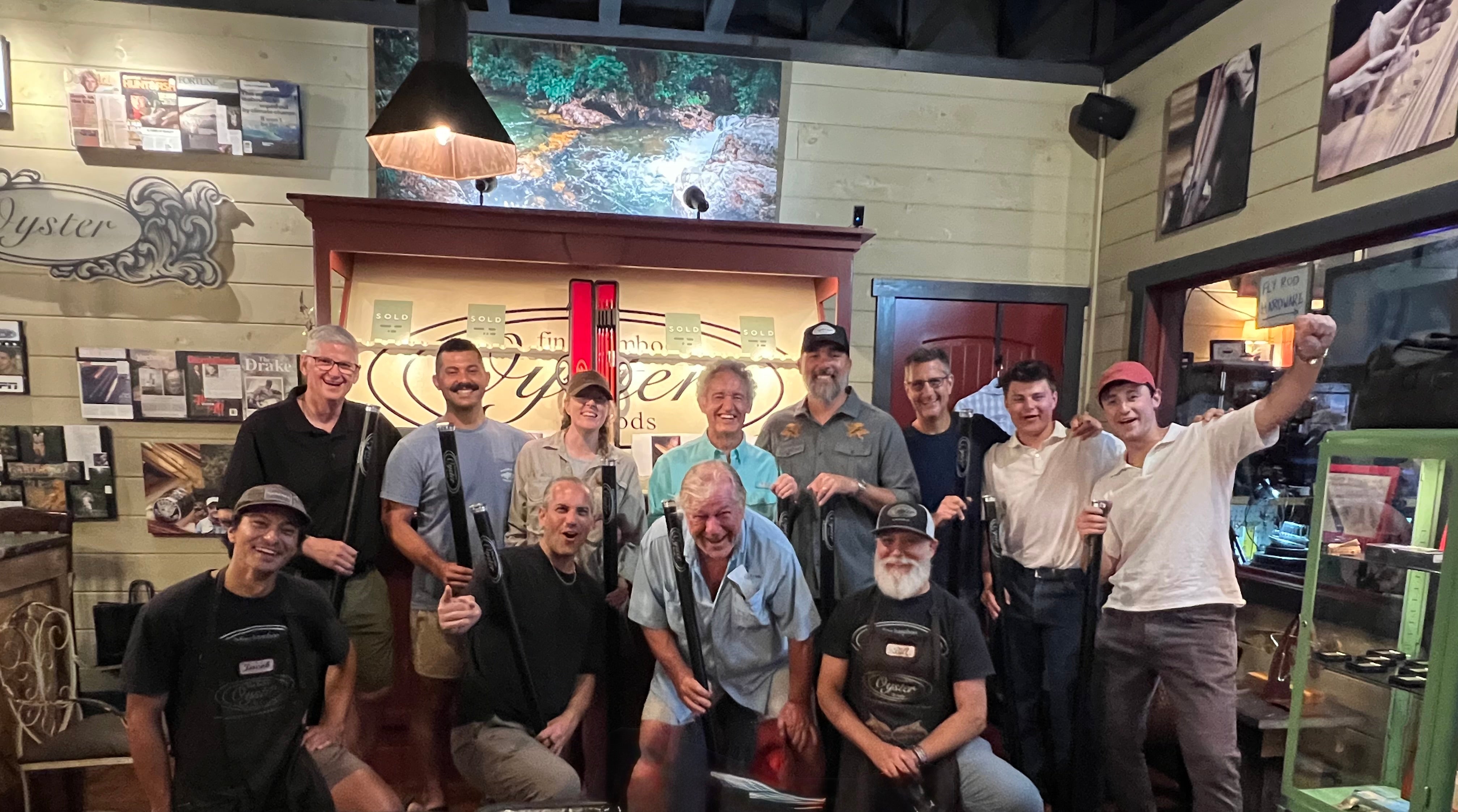 Oyster Bamboo Fly Rod Making Class July 21-26, 2025