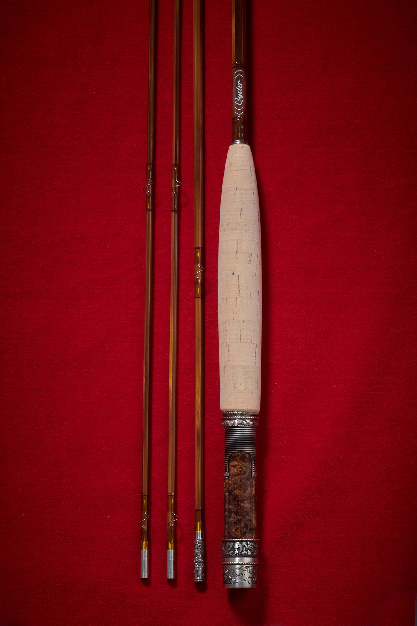 Oyster Bamboo Fly Rod 8' 3wt Master series for sale