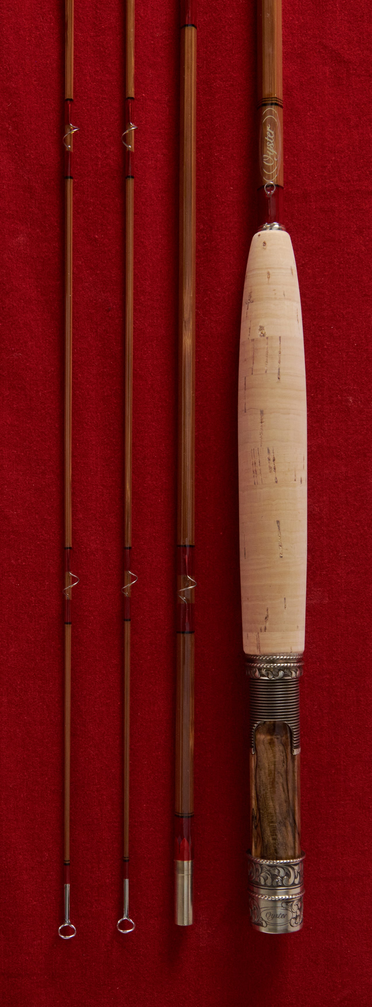 Oyster 7'9 5wt Bamboo Fly Rod Master Series For Sale