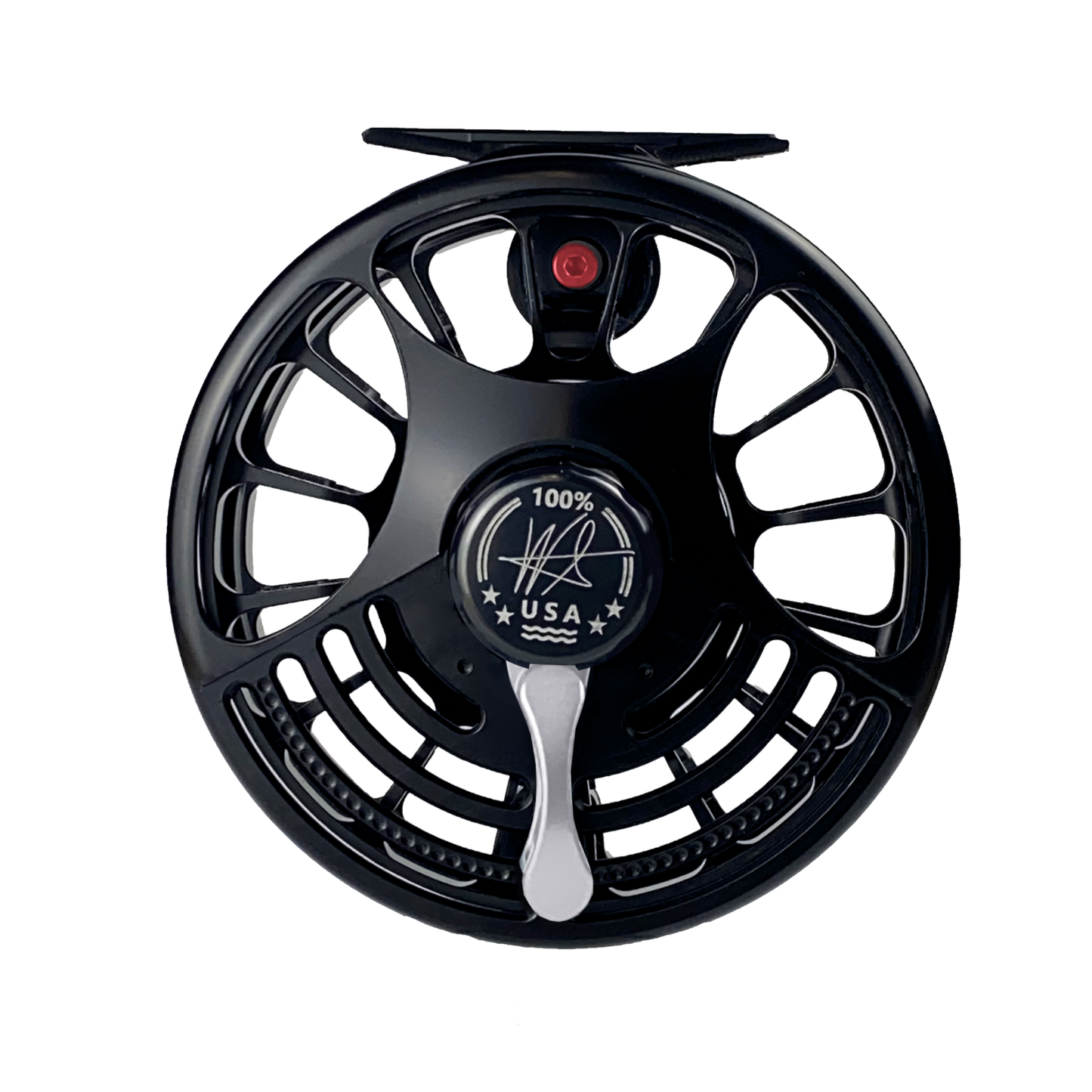 Seigler BFN (Big Fly Narrow) Saltwater Fly Reel - Black/Silver