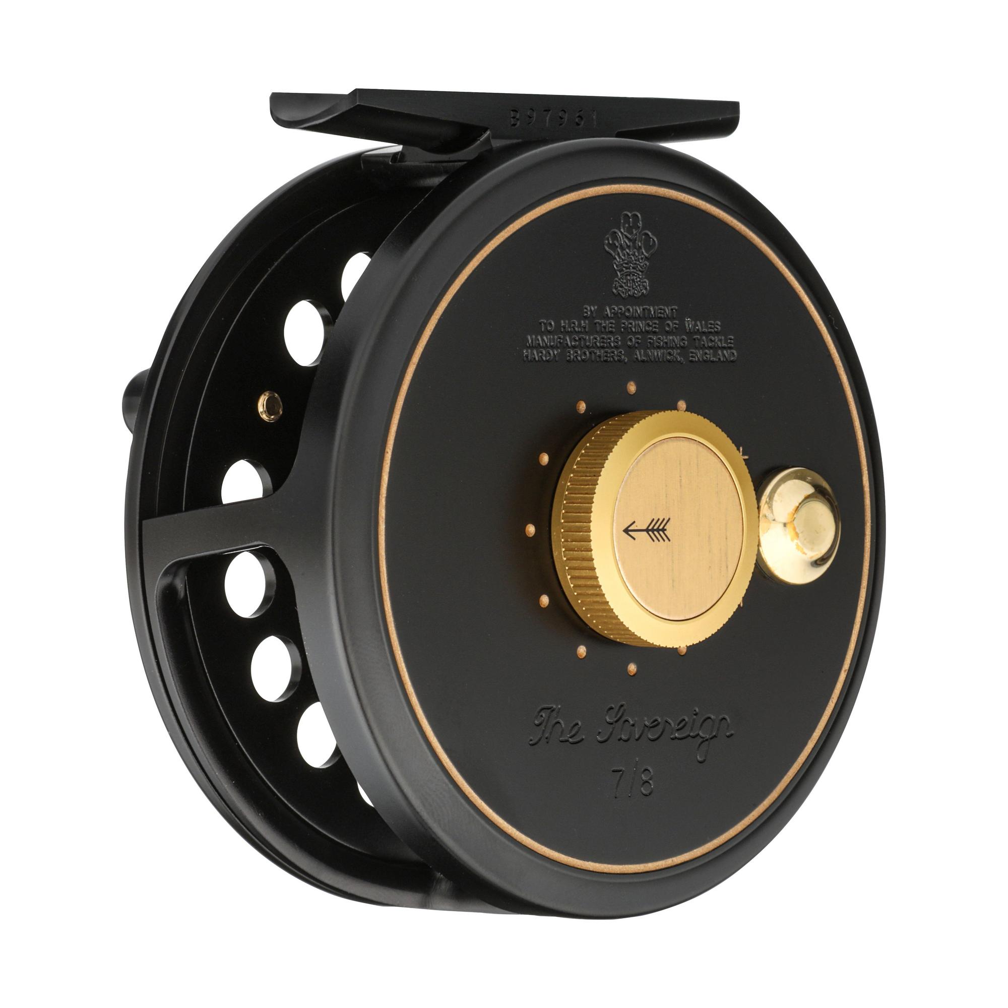 Fly reel for sale   Hardy Sovereign  Black   oyster bamboo fly