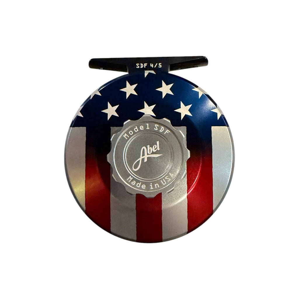 Abel SDF Solid Fly Reel 4/5 wt - USA Flag