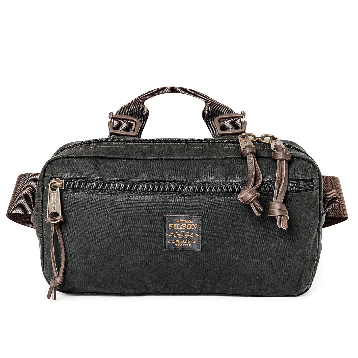 Filson Trapper Creek Modular Waistpack: Dark Timber