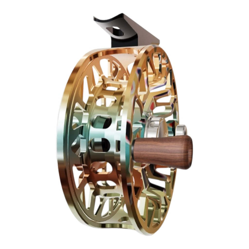 Abel SDF Ported Fly Reel 5/6 wt - Native Brown Trout