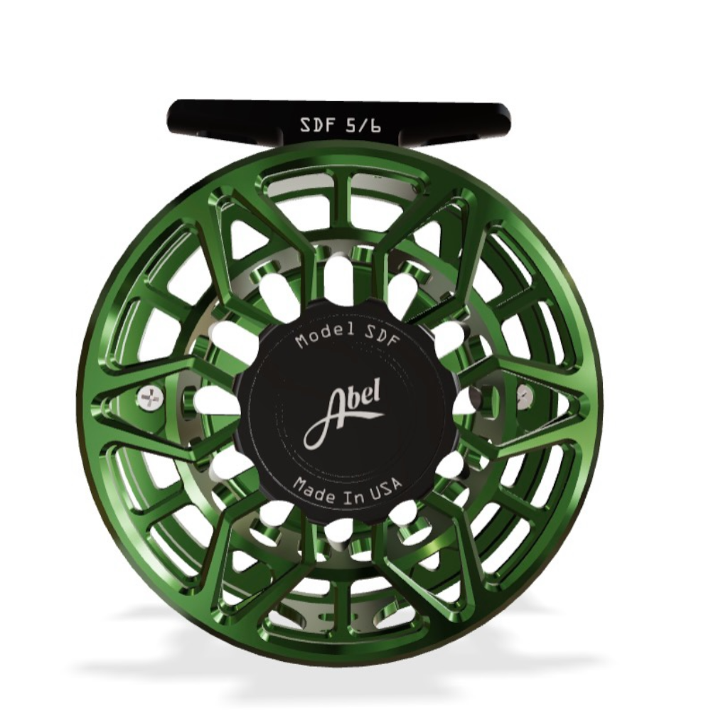 Abel SDF Ported Fly Reel 5/6 wt - Deep Green