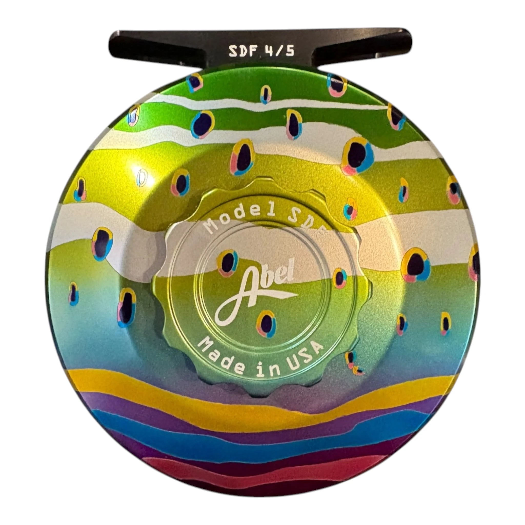 Abel SDF 4/5 Fly Reel | Abstract Rainbow