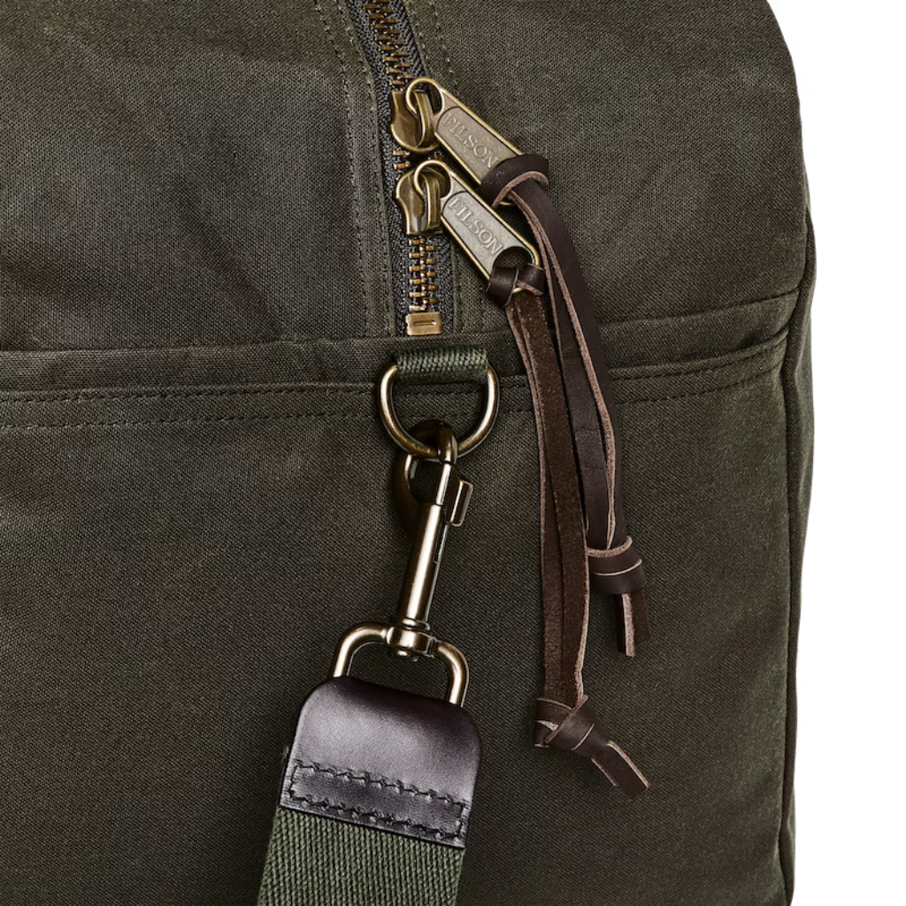 Filson Tin Cloth Medium Otter Green Duffle Bag