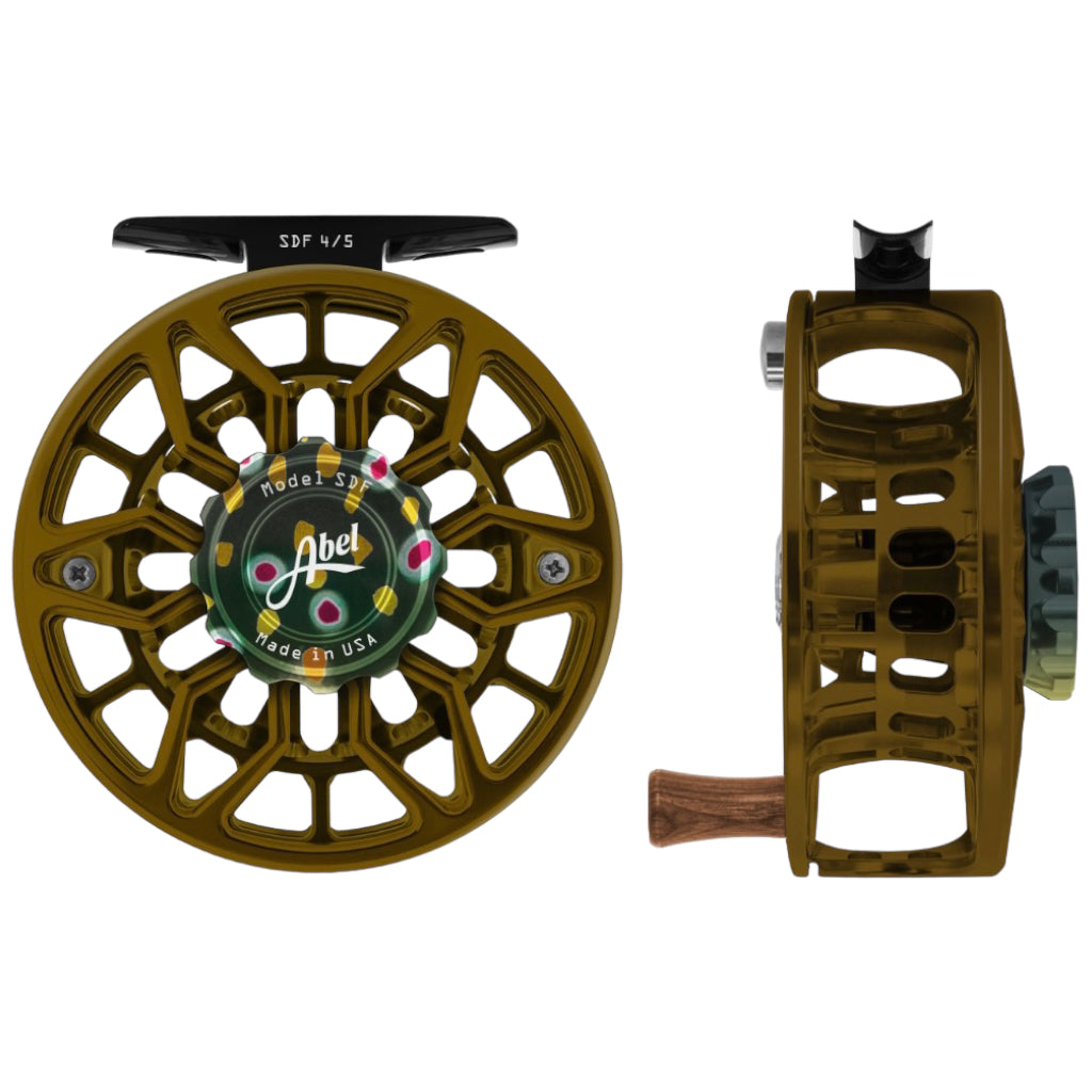 Abel Ported SDF 4/5 Fly Reel In Native Brook Trout
