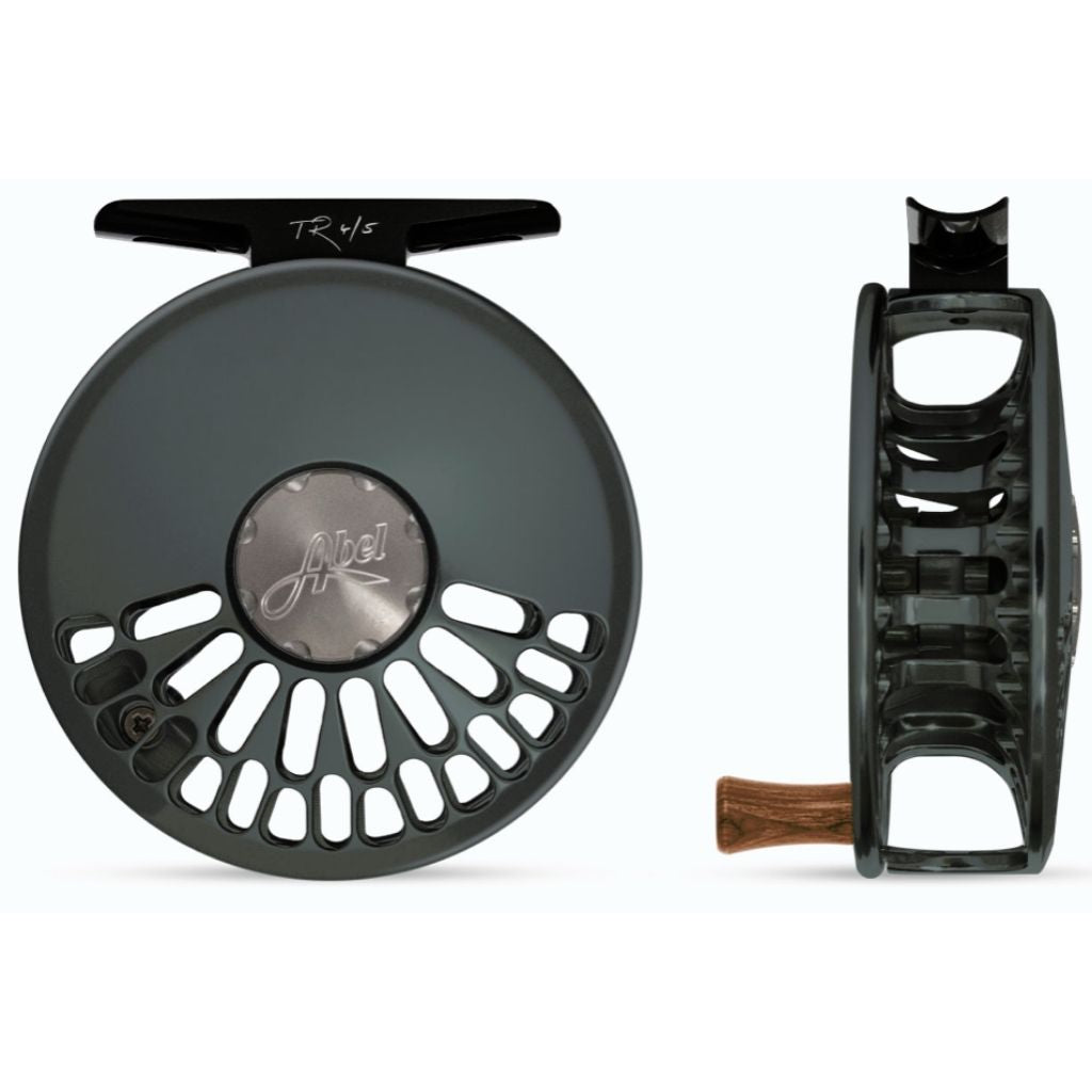 Abel TR 4/5 Fly Reel in Sophisticated Slate Grey For Sale