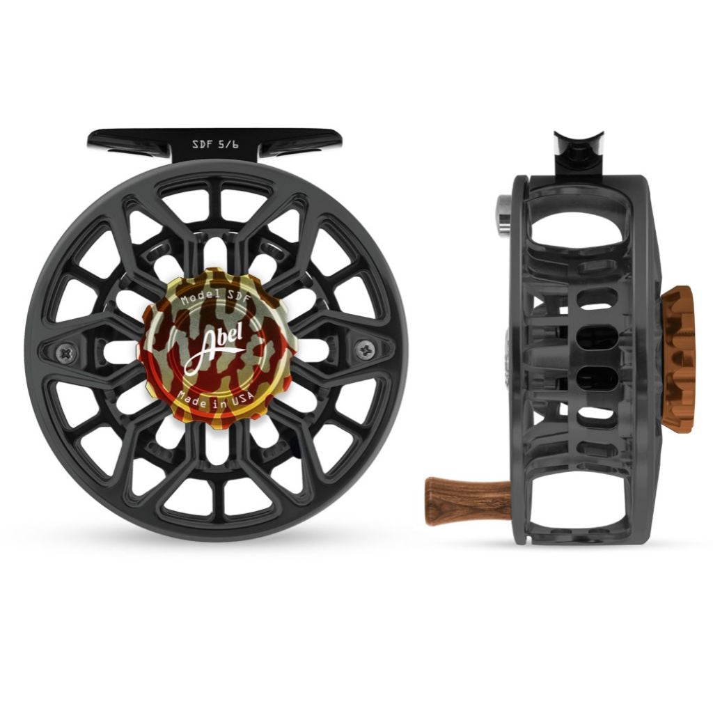 Abel SDF 5/6 Slate Grey Tiger Trout Drag Fly Reel
