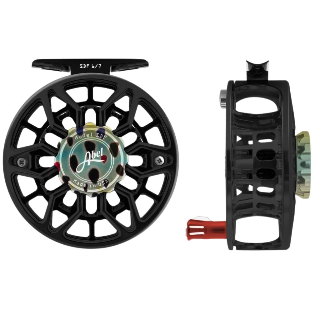 7wt fly reel backing Abel SDF Ported Fly Reel 6/7 wt
