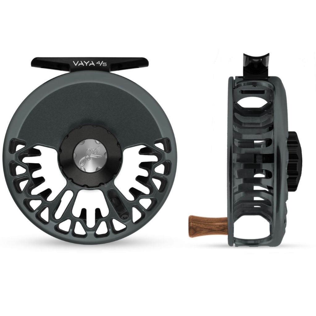 Abel Vaya 4/5 Slate Grey Reel with Black Drag