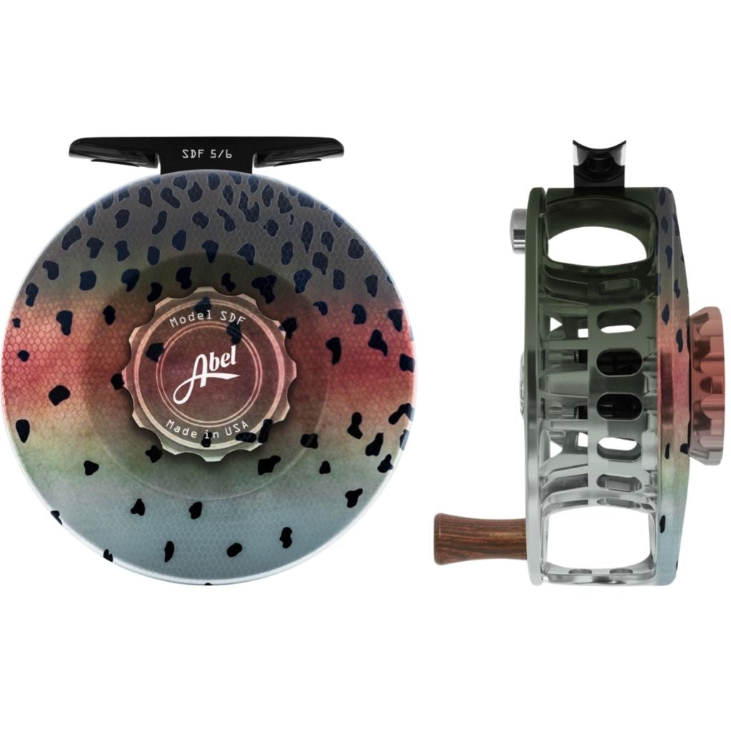 Abel SDF 5/6 Solid Native Rainbow Trout Reel For Sale