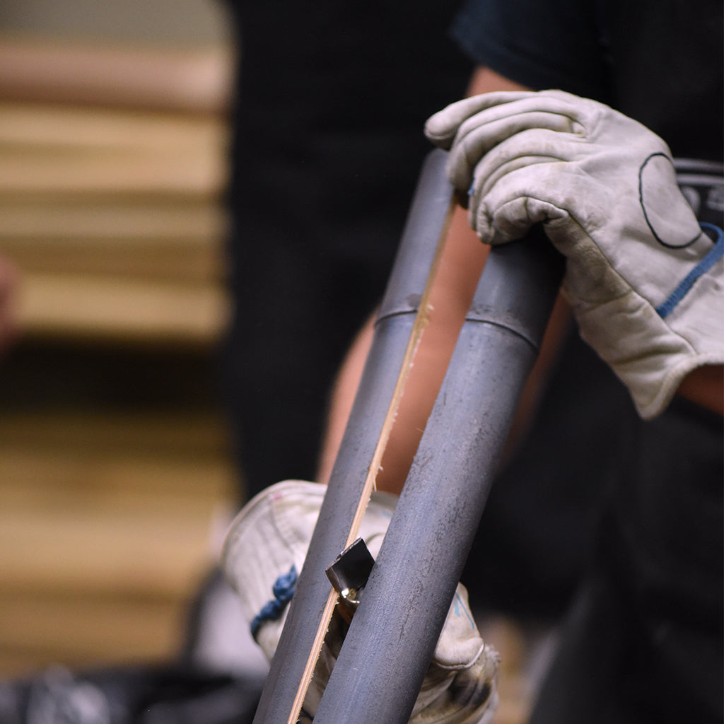 splitting bamboo oyster bamboo fly rod making class