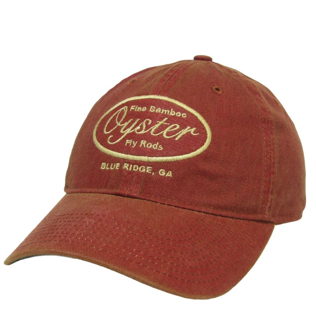 cardinal 6 panel legacy hat oyster bamboo fly rods