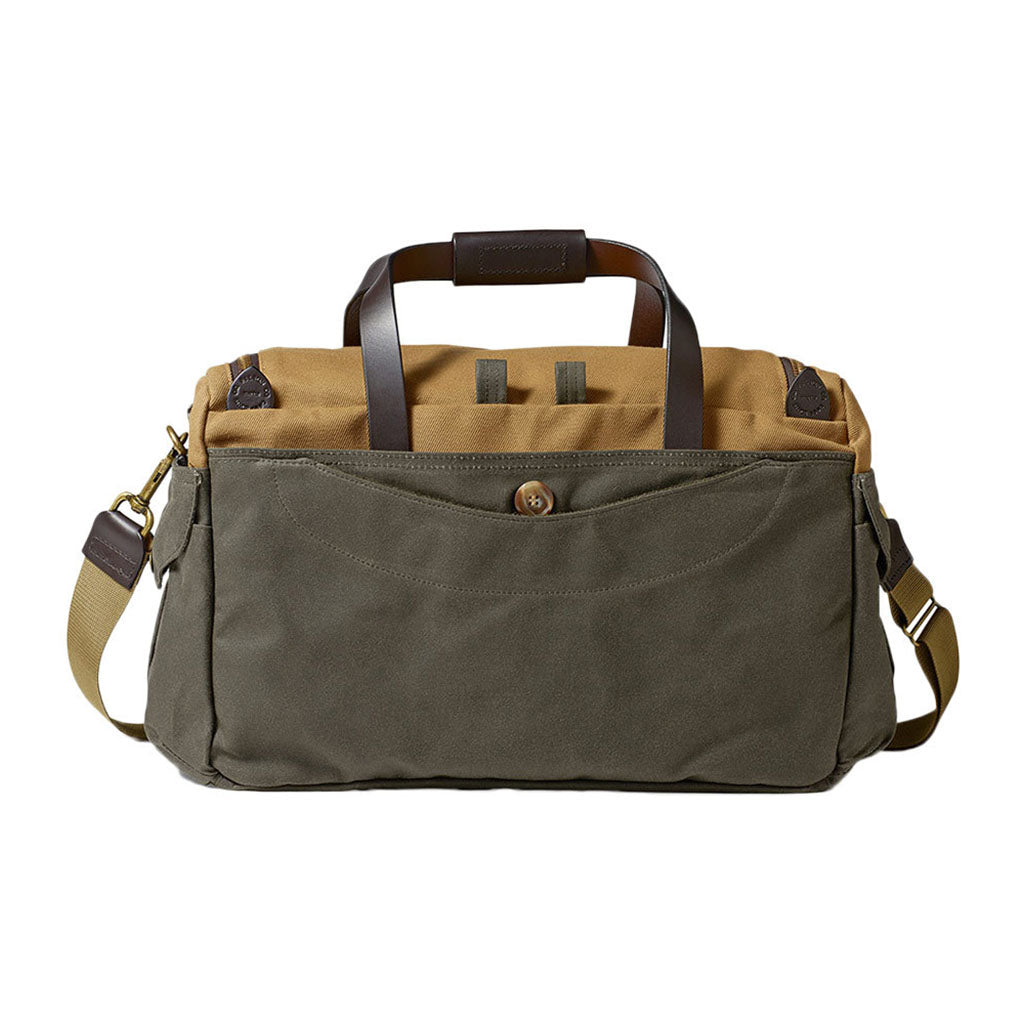 Filson Heritage Sportsman Bag Oyster Bamboo Fly Rods