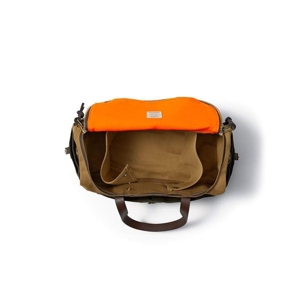 Filson Heritage Sportsman Bag Oyster Bamboo Fly Rods