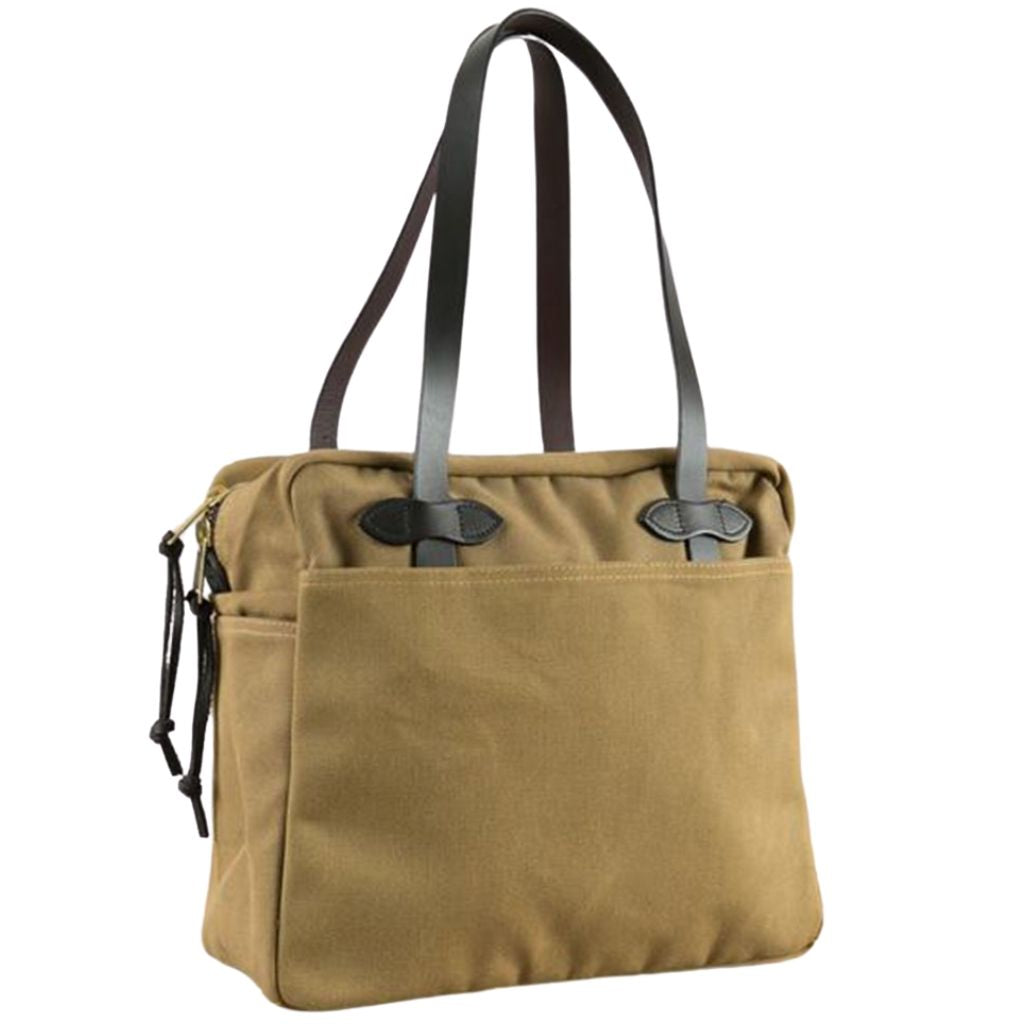 Filson Tote Bag with Zipper - Tan