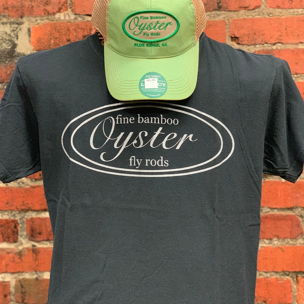 black oyster bamboo fly rods tshirt blue ridge georgia