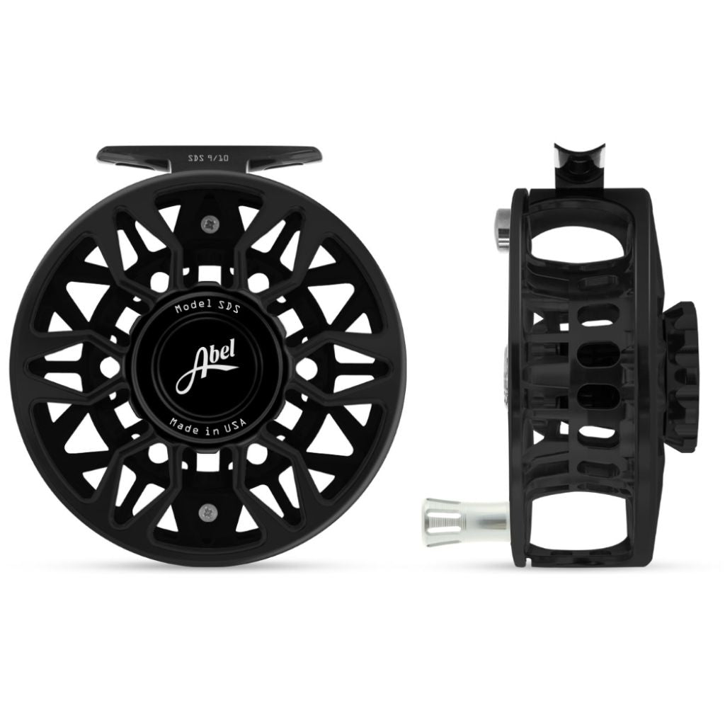 Abel SDS 9/10 Ported Fly Reel in Black Abel SDS 9/10 Ported Fly Reel in Black