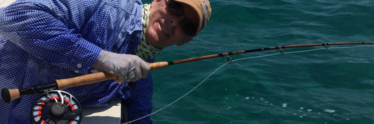 Oyster bamboo fly rod 12 wt tarpon