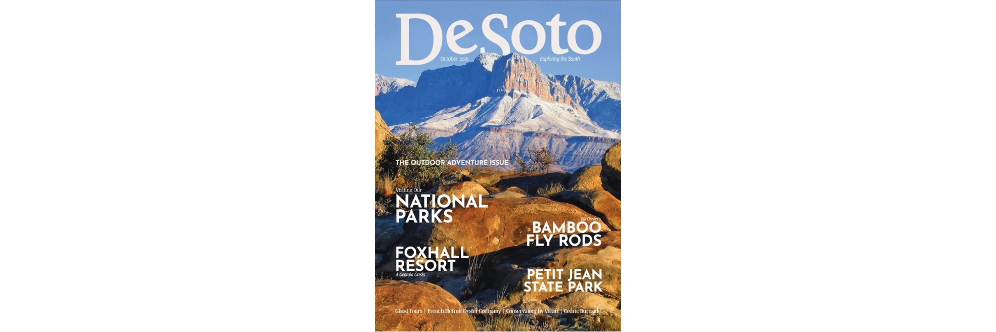 DeSoto Magazine Features Oyster Bamboo Fly Rods