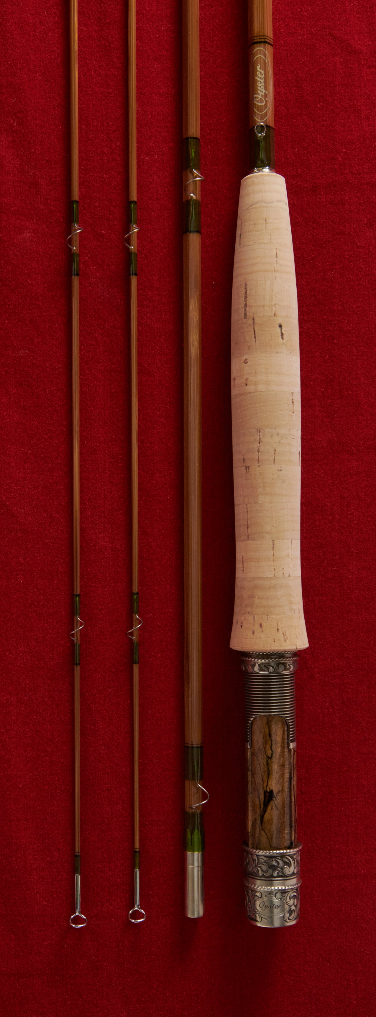 Oyster Bamboo Fly Rod 8' 5wt Master Series For Sale