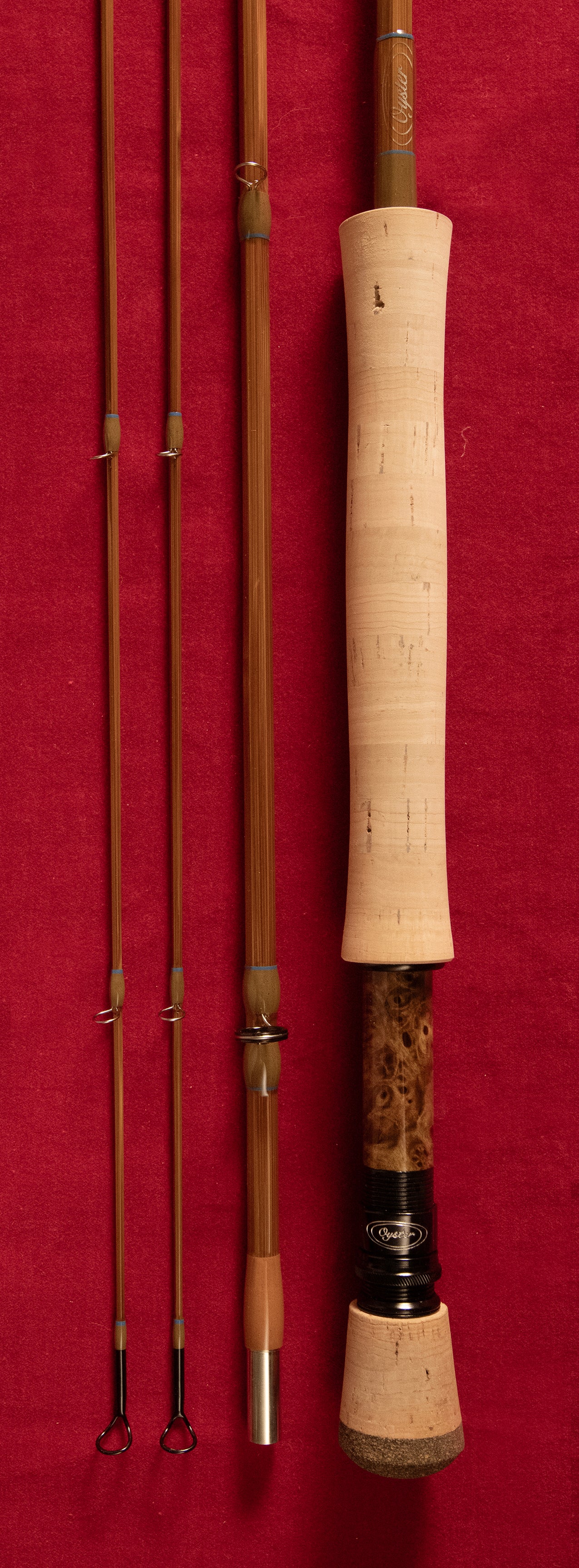 Saltwater bamboo fly rod