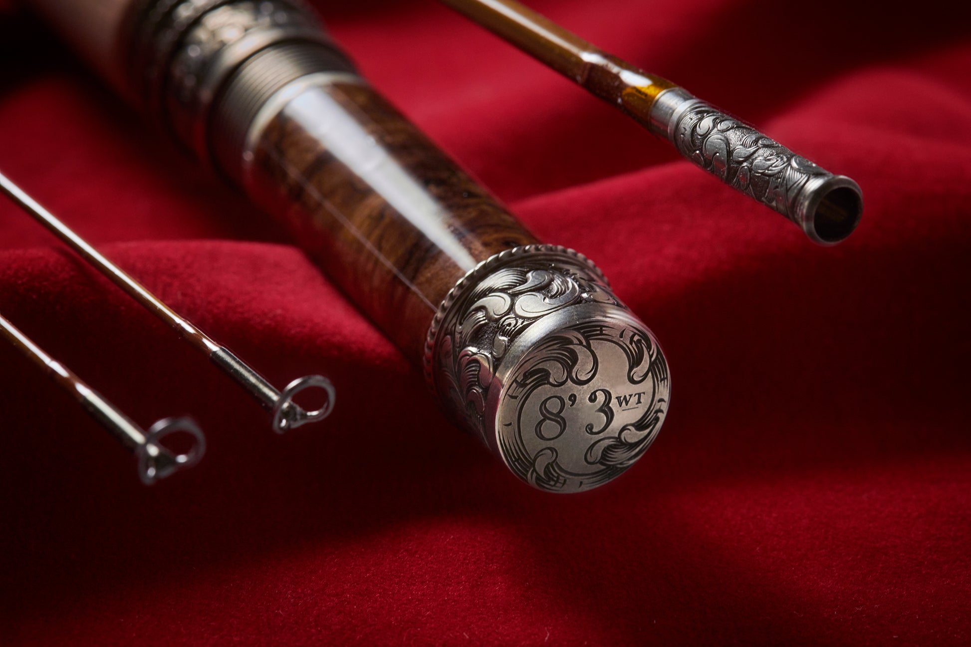 bamboo fly fishing rod for sale 8' 4wt Sale: Oyster Master Series Additional Grip and Reel Seat Details are available upon request Freshwater Master's Collection Custom Bamboo