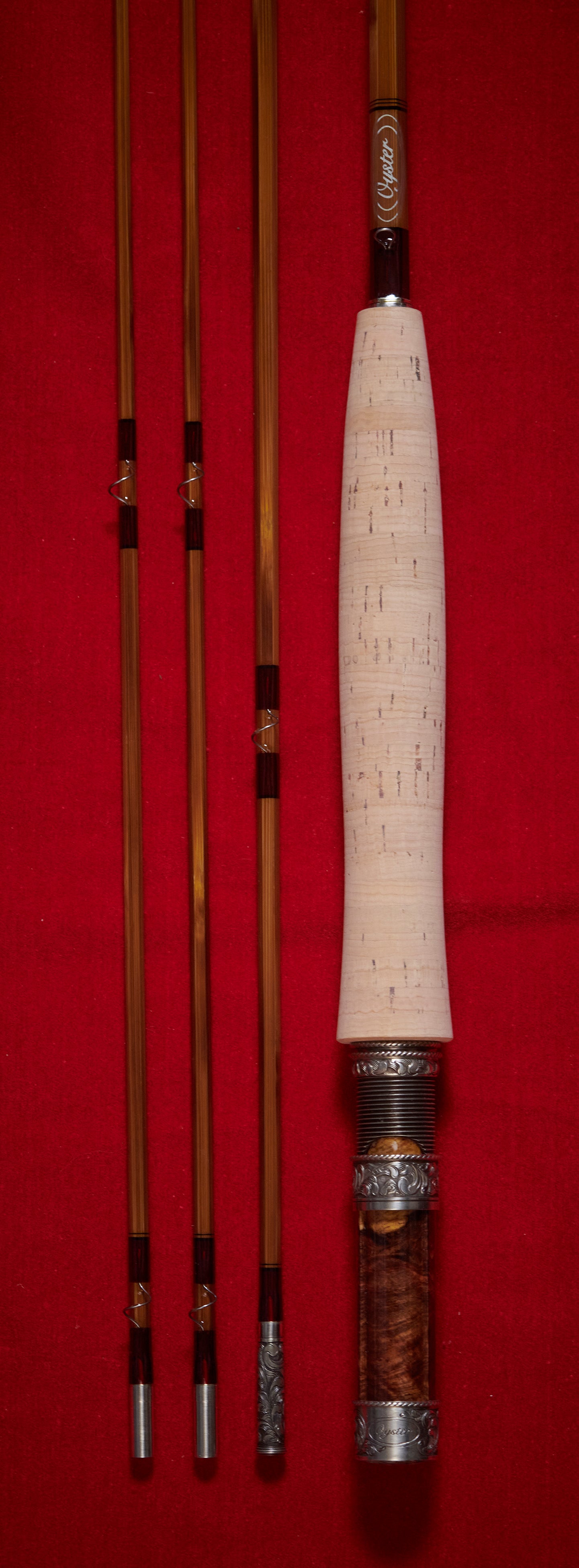 Oyster Bamboo Fly Rod 8' 6wt Master series for sale