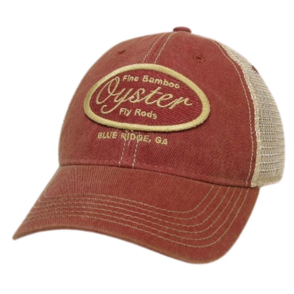 Legacy Old Favorite Trucker Hat With Tan Oyster Patch - Cardinal