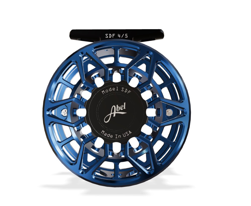 Abel SDF Ported Fly Reel 4/5 wt - Deep Blue