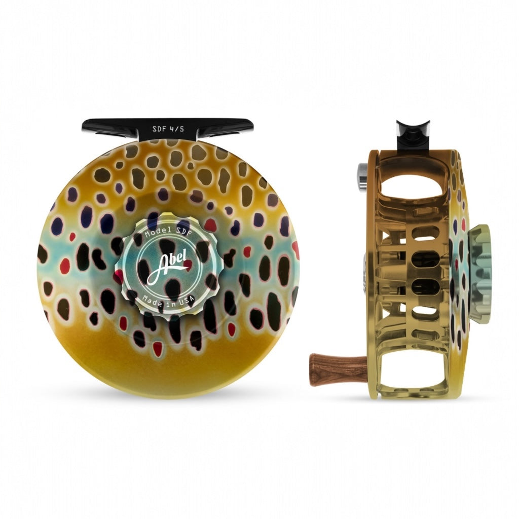 Abel SDF 4/5 Solid Native Brown Trout and Drag Knob
