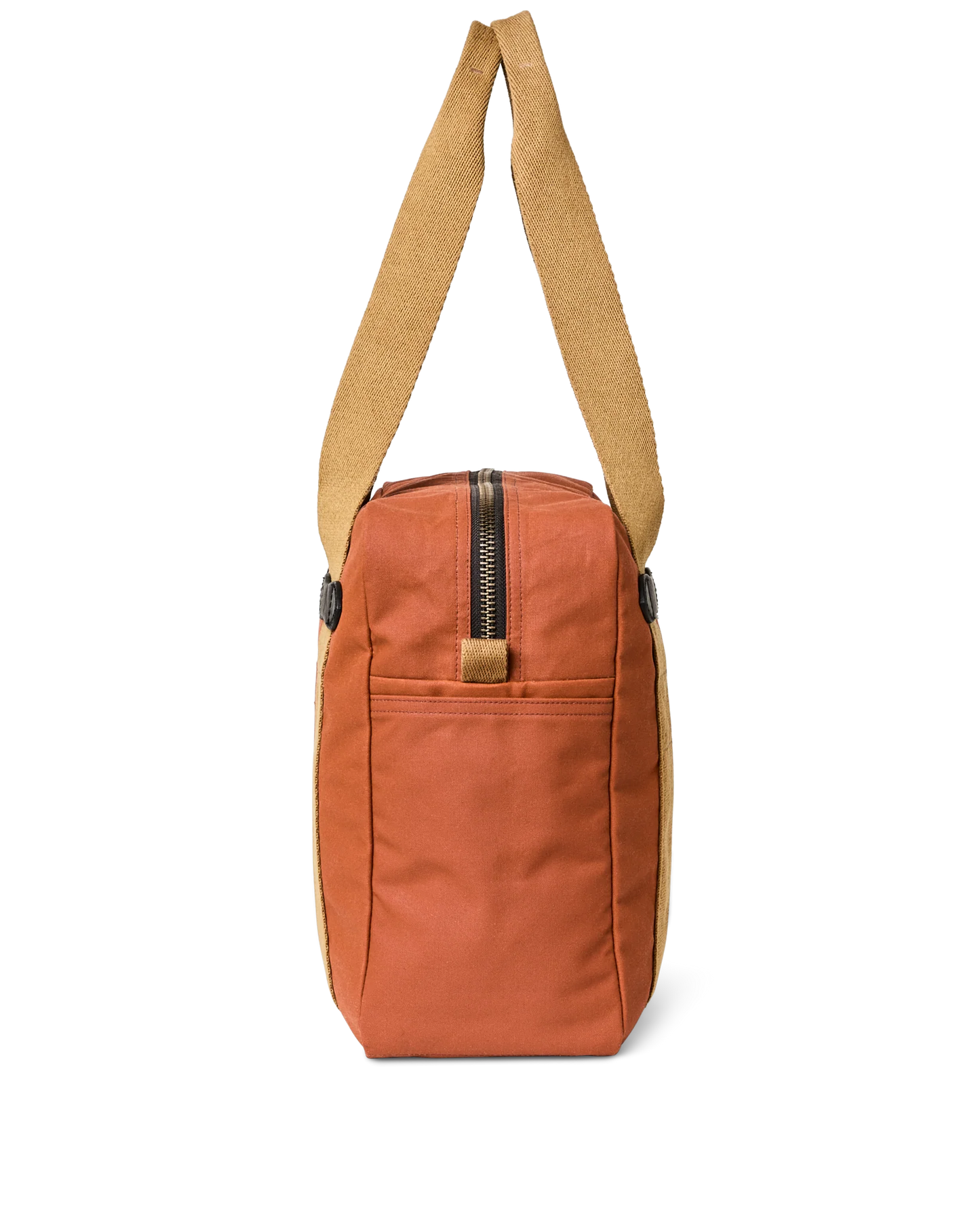 Filson Tin Cloth Zippered Tote Bag - Rust