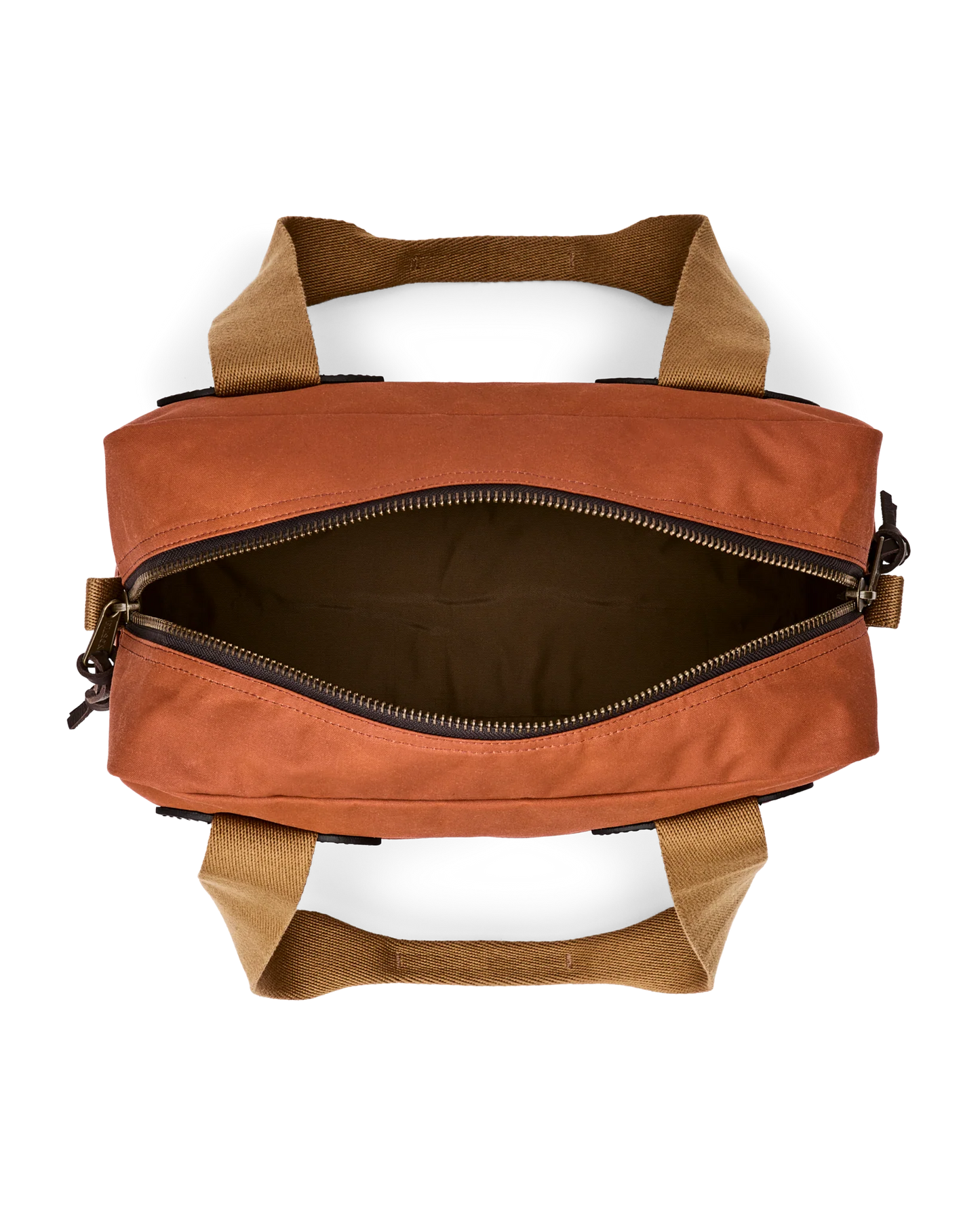 Filson Tin Cloth Zippered Tote Bag - Rust