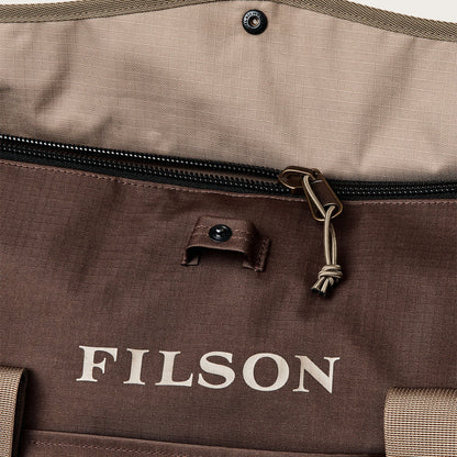 Filson All Weather Tote Bag: Muskrat/ Brown