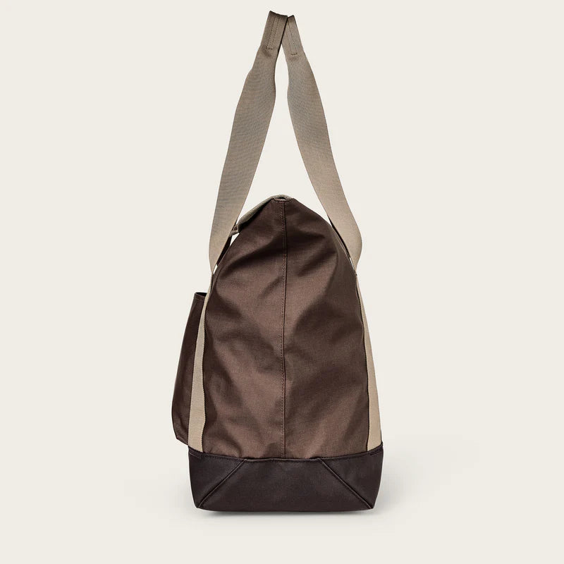 Filson All Weather Tote Bag: Muskrat/ Brown