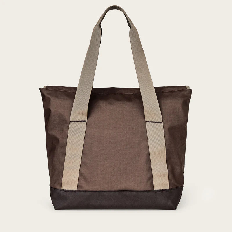 Filson All Weather Tote Bag: Muskrat/ Brown