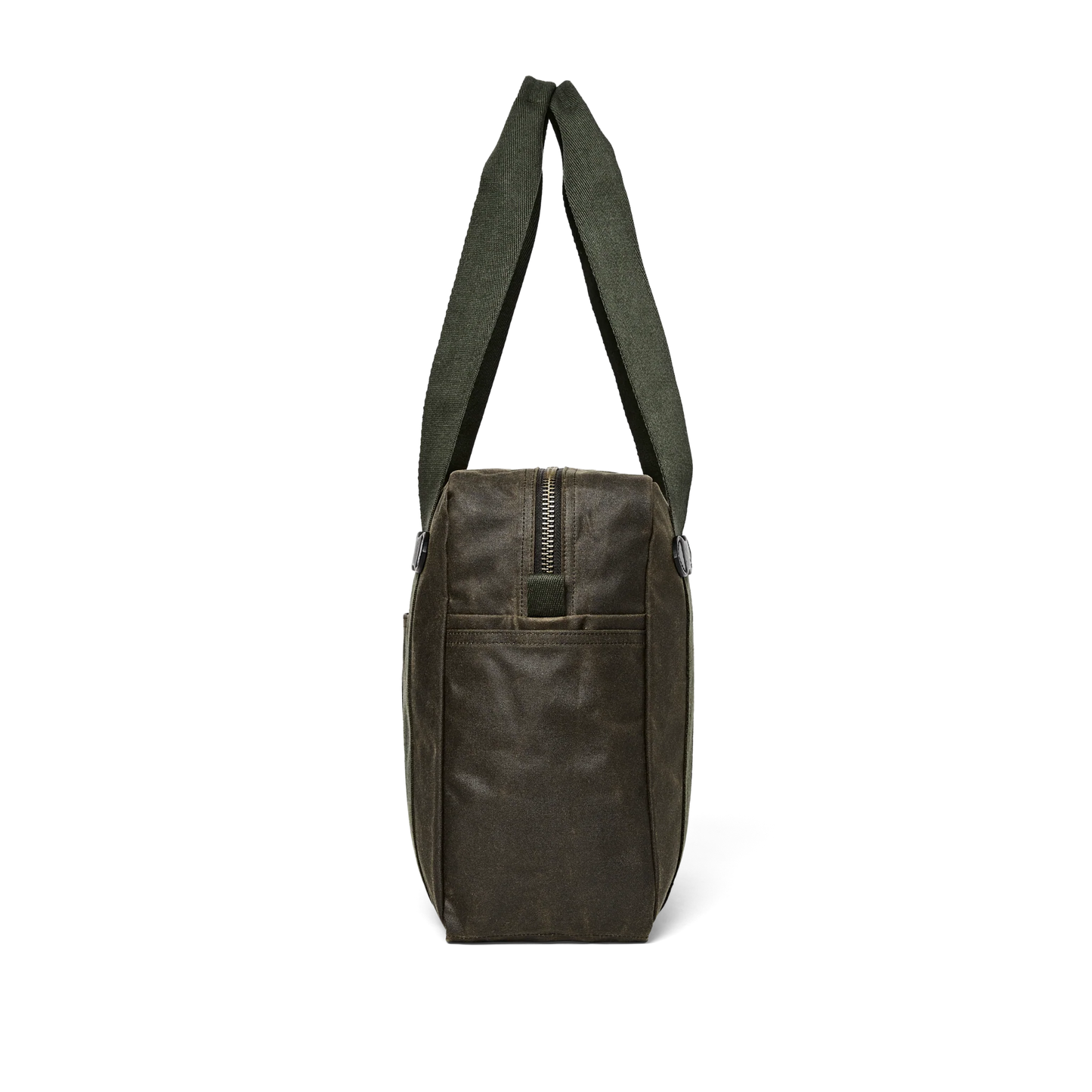 Filson Tin Cloth Zippered Tote Bag - Otter Green
