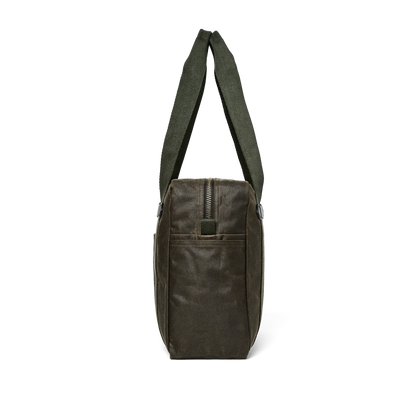 Filson Tin Cloth Zippered Tote Bag - Otter Green