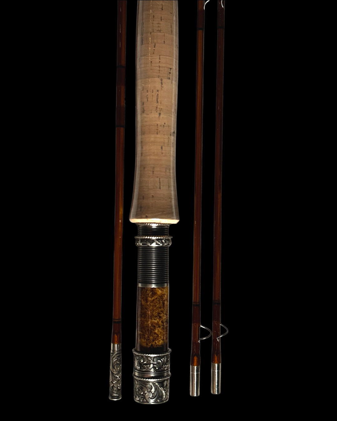 Oyster Bamboo Fly Rod 8' 6wt Master series for sale