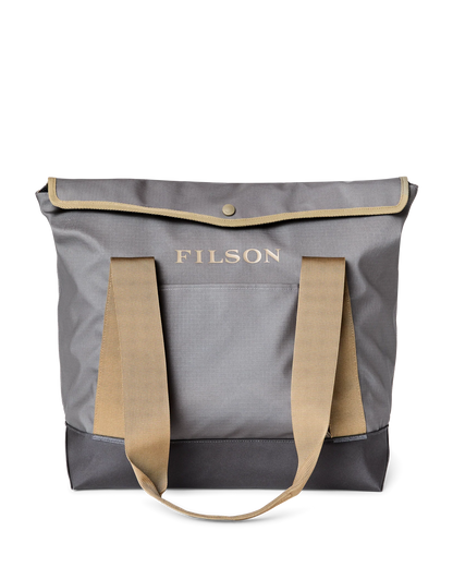 Filson All Weather Tote Bag: Moon Mist/ Pewter