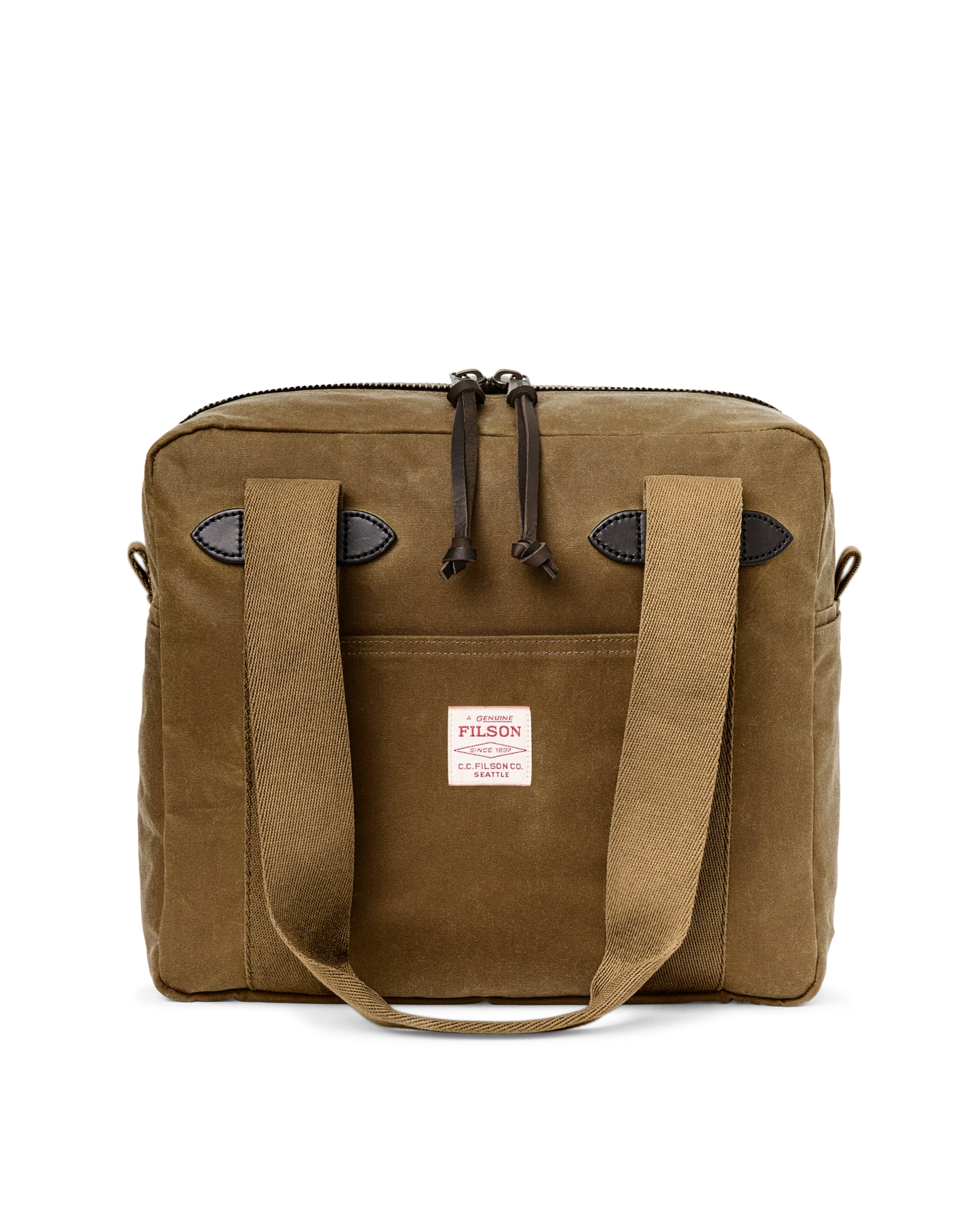 Filson Tin Cloth Tote Bag with Zipper