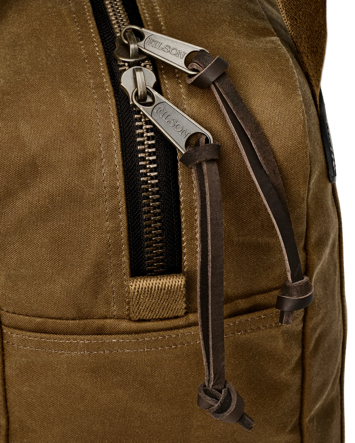 Filson Tin Cloth Tote Bag with Zipper