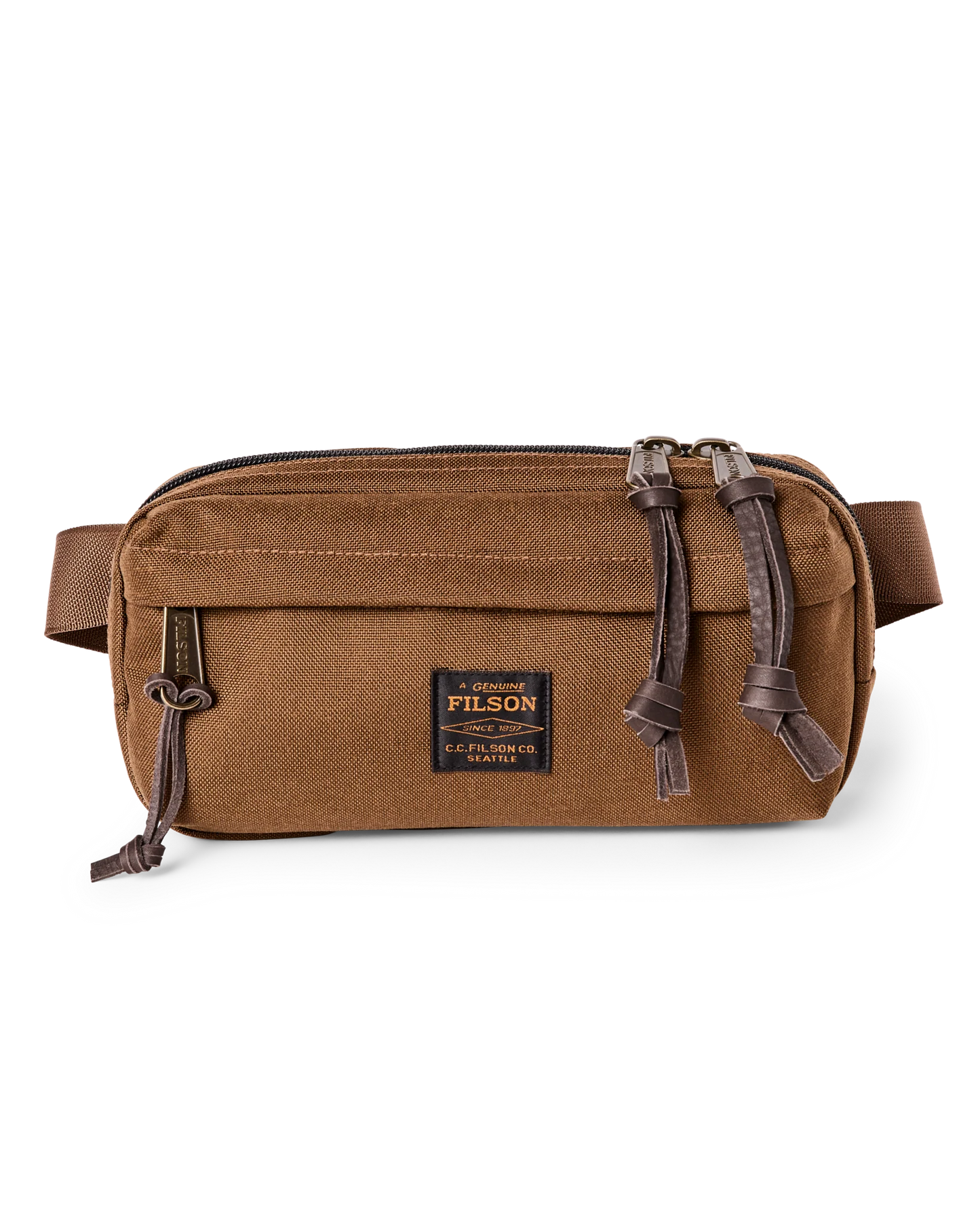 Filson Dryden Crossbody: Whiskey