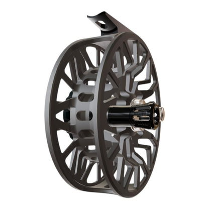 Abel SDS Ported Fly Reel 7/8 wt - Satin Slate with Satin Black Drag Knob