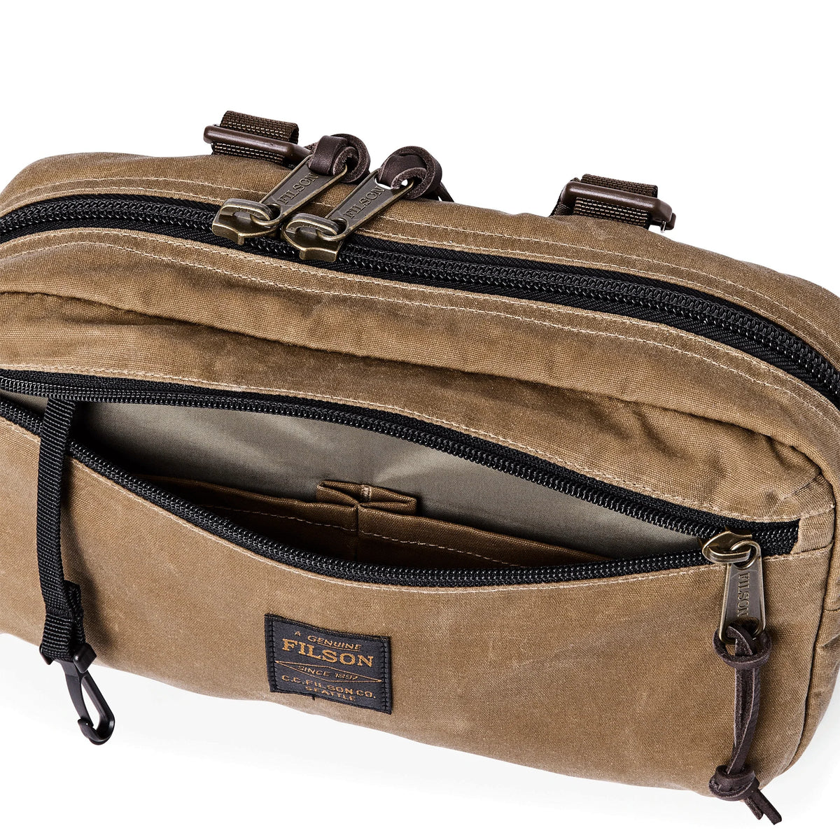 Filson Tasker Filson Trapper Creek Modular Waistpack: Dark Tan