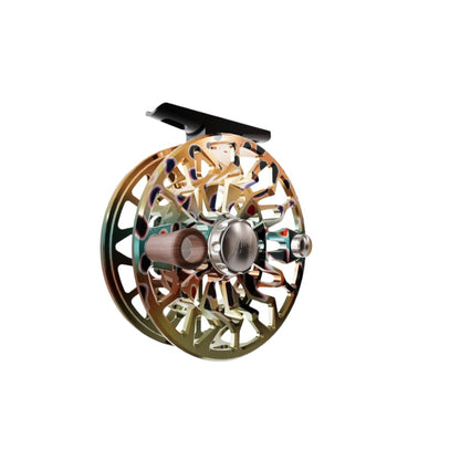 Abel SDF Ported Fly Reel 5/6 wt - Native Brown Trout with Native Brown Drag Knob