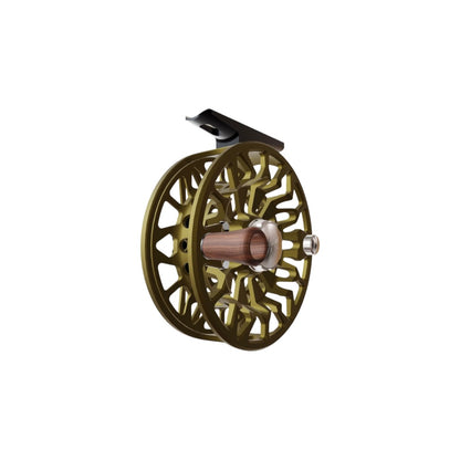 Abel SDF Ported Fly Reel 5/6 wt - Satin Dark Olive with Satin Black Drag Knob